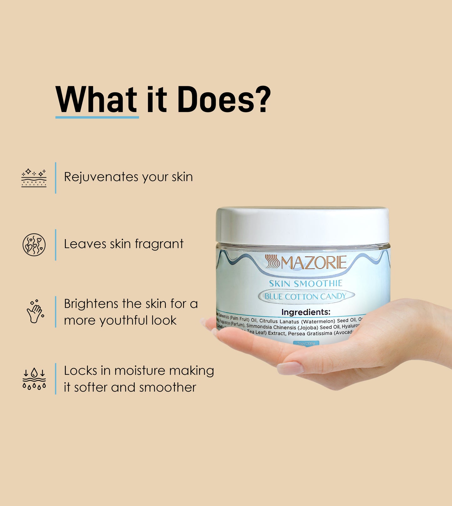 Blue Cotton Candy - Skin Smoothie