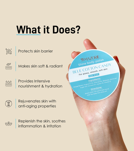 Blue Cotton Candy - Body Polish