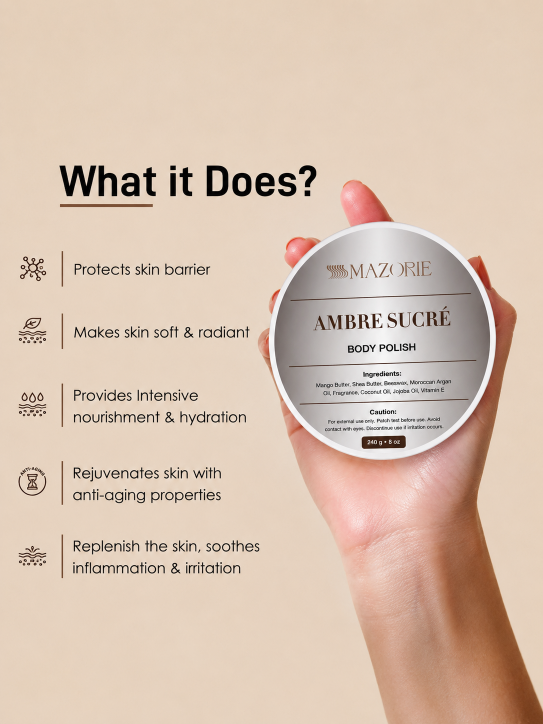 AMBRE SUCRÉ - Body Polish