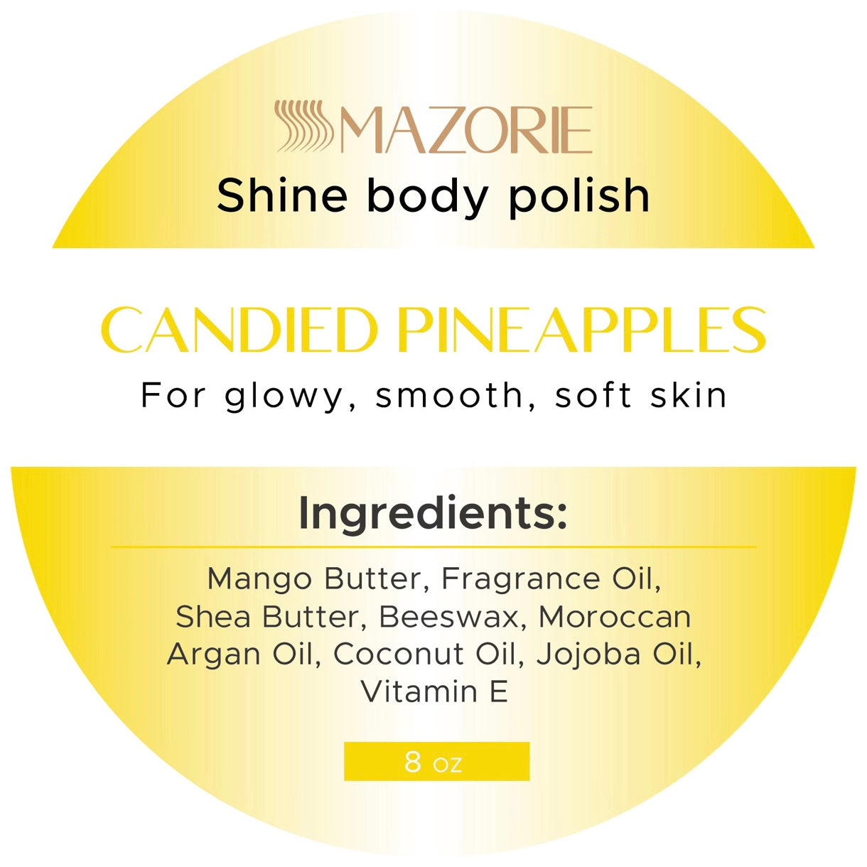 CANDIED PINEAPPLES BODY POLISH (butter)