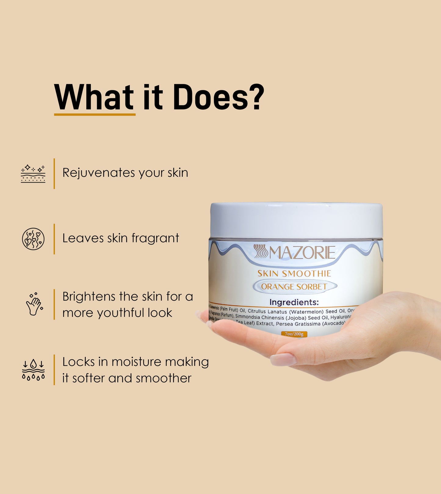 Orange Sorbet - Skin Smoothie