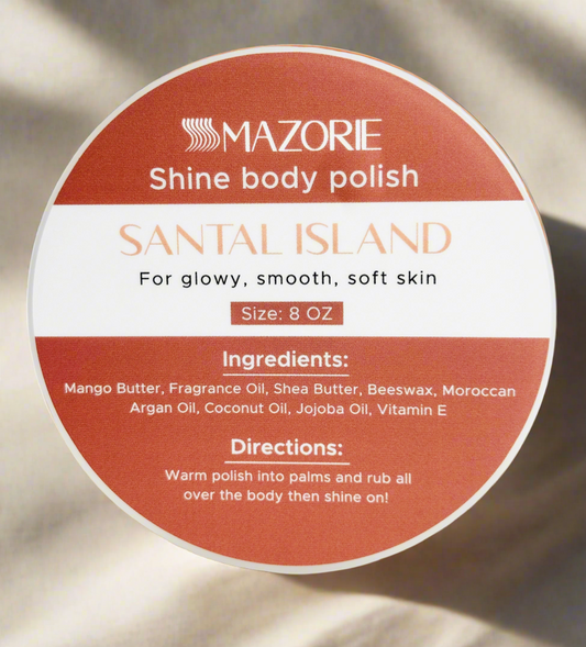SANTAL ISLAND BODY POLISH (butter)