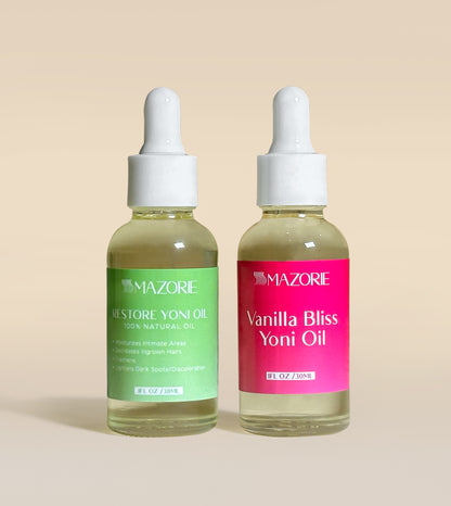 Vanilla Bliss Yoni Oil & Restore Yoni Oil Bundle