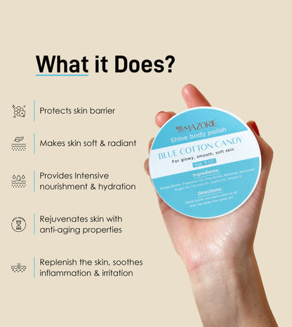 Blue Cotton Candy - Body Polish