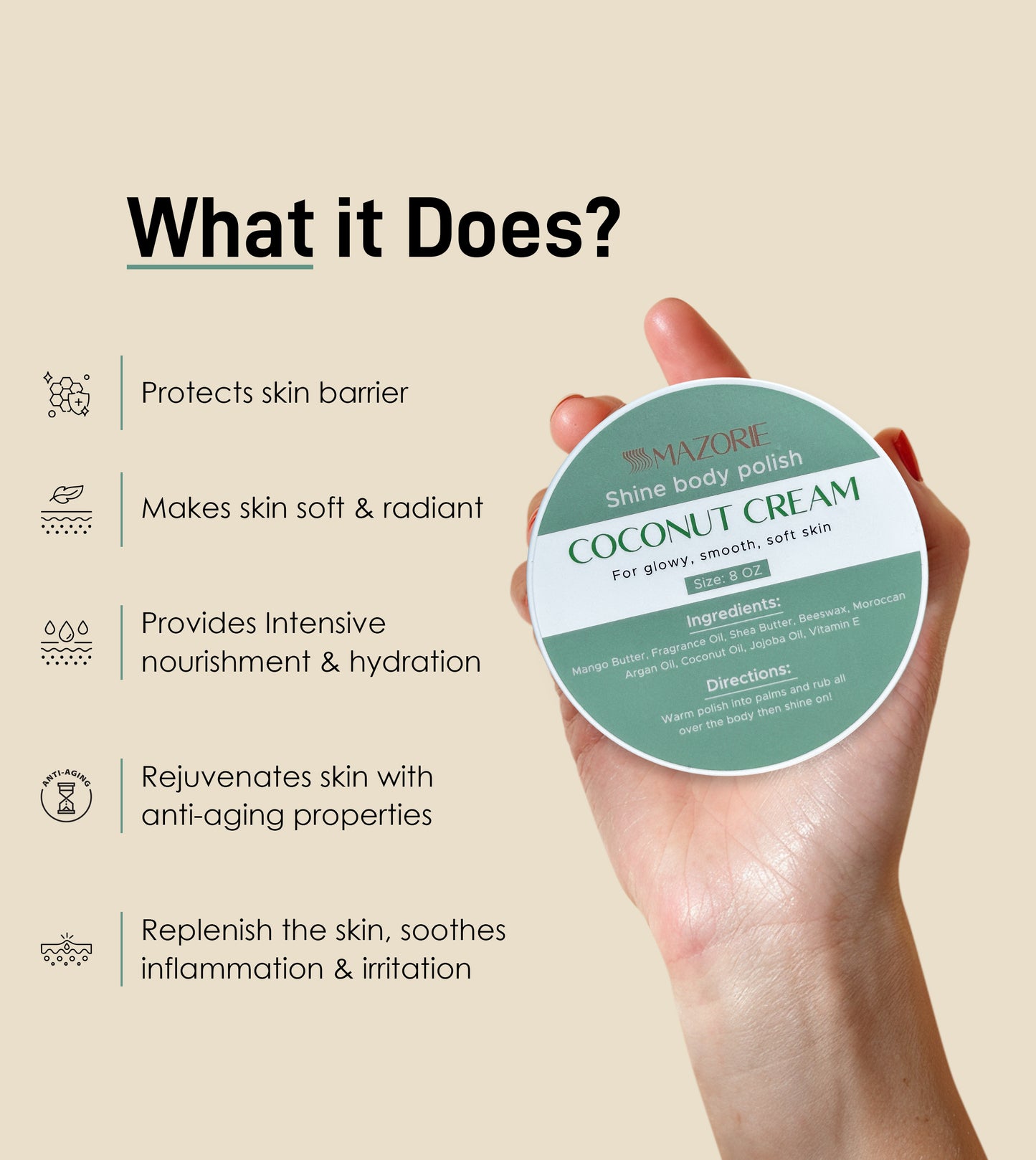 Coconut Cream - Body Polish