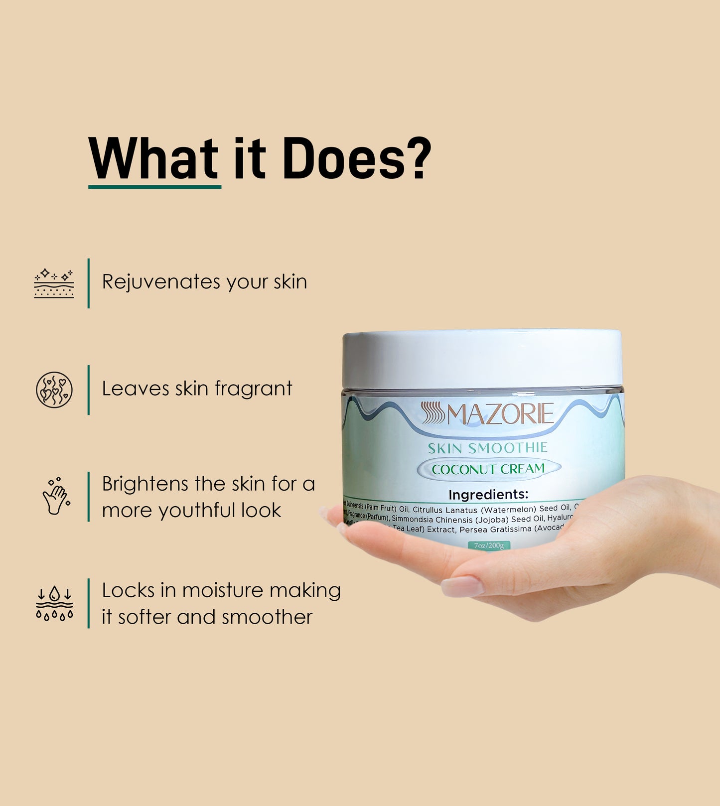 Coconut Cream - Skin Smoothie