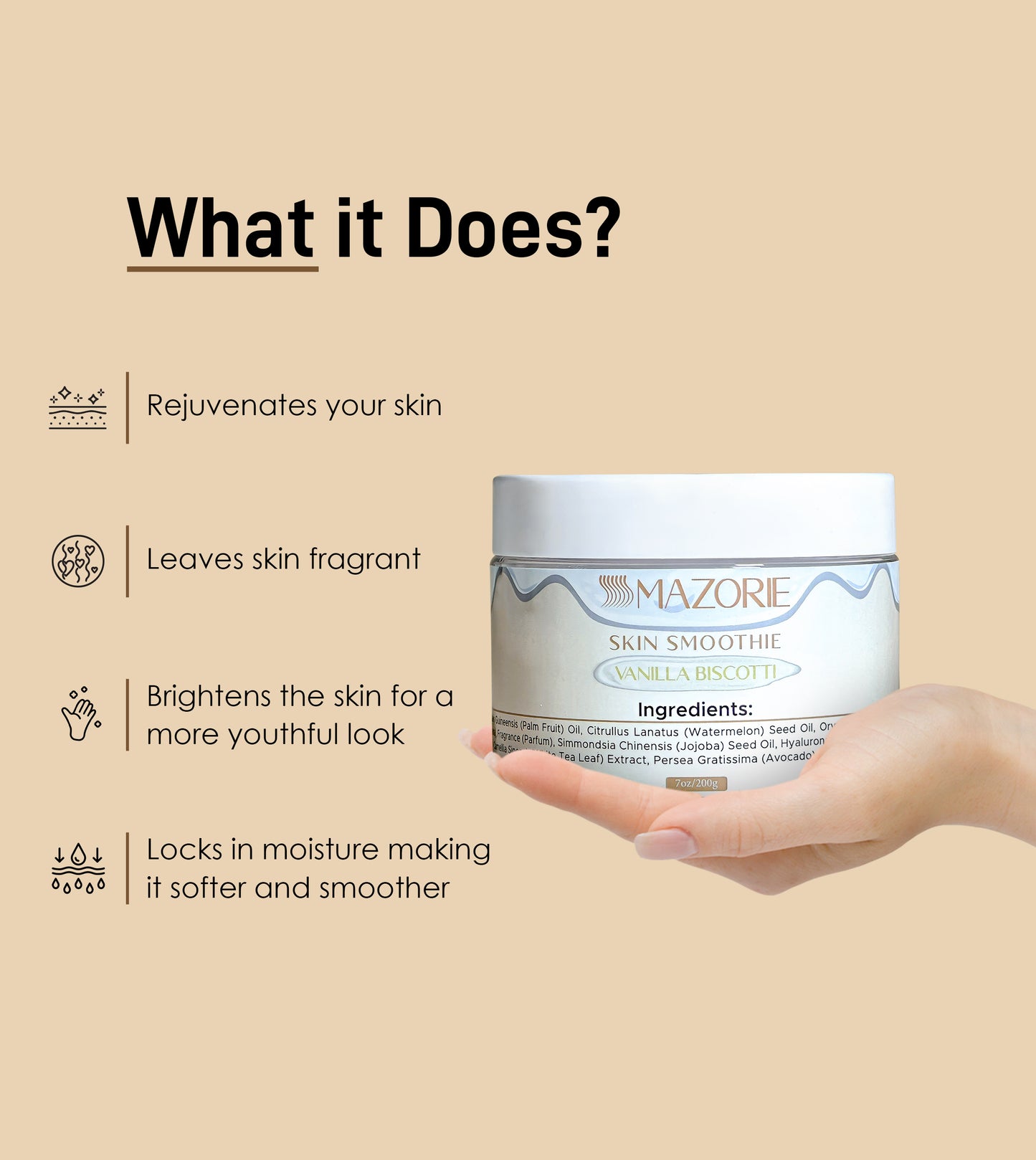 Vanilla Biscotti - Skin Smoothie